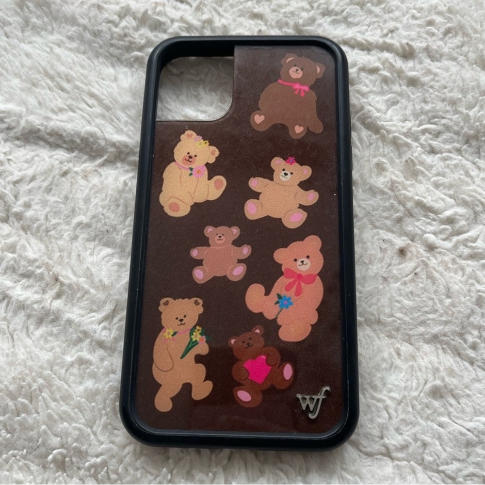 Wildflower Brown Bear-y Cute iphone 11 case